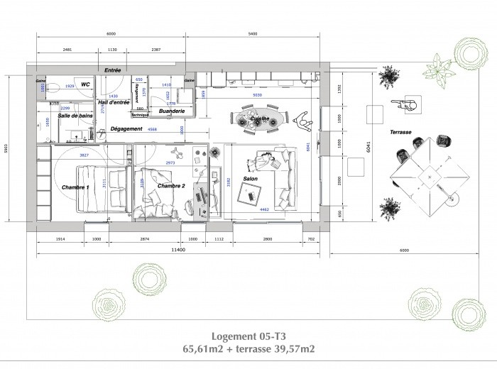 MOUTHE 13 LOGEMENTS